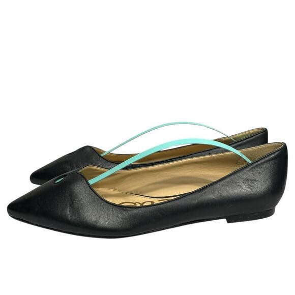 Sam Edelman Ruby Leather Upper Pointed Flats / Size-8 - Picture 2 of 9